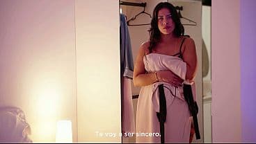 My MILF neighbor flirts with me in the elevator, so I pay her an &ldquo;innocent&rdquo; visit.