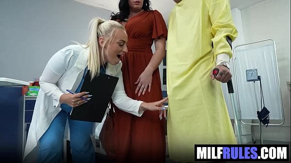 &ldquo;Paging Doctor Mom!&rdquo; Awesome Tits May Cause Side Effects Elana Bunnz, Ivy Mae Lynn, Mike Ox, Giovanni