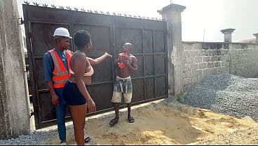 AT THE CONSTRUCTION SITE, TOOK A CHEAP SLUT BEHIND THE BUILDING SITE AND FUCKED HER DOGGYSTYLE