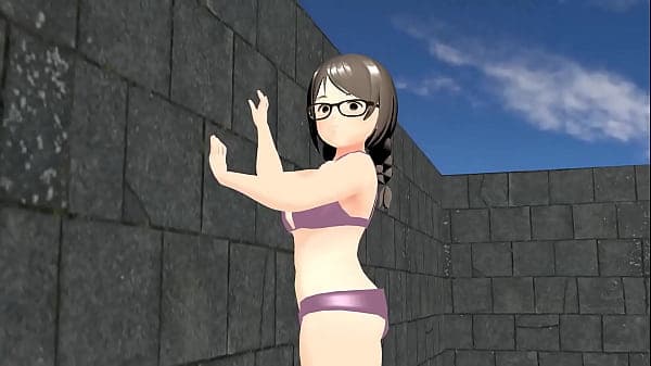 【Kyo】 Animation plump girl playing tennis .【tits】