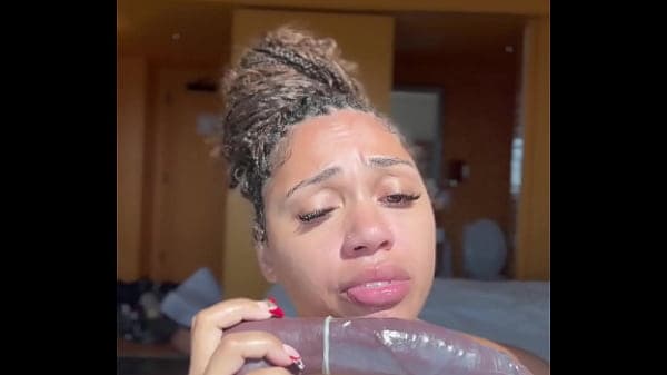 Honey Tsunami gets nasty and can&rsquo;t keep her hands off herself