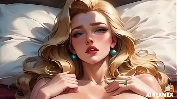 Blonde MILF Gets Deeply Satisfied by a Strong Lover &ndash; Big Tits & Intense Orgasm | Virtual Sex [AI generated]