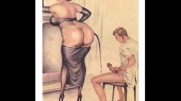 retro erotic art