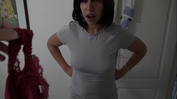 My Turkish stepmom is SHOCKED when she CAUGHT ME MASTURBATING !!!