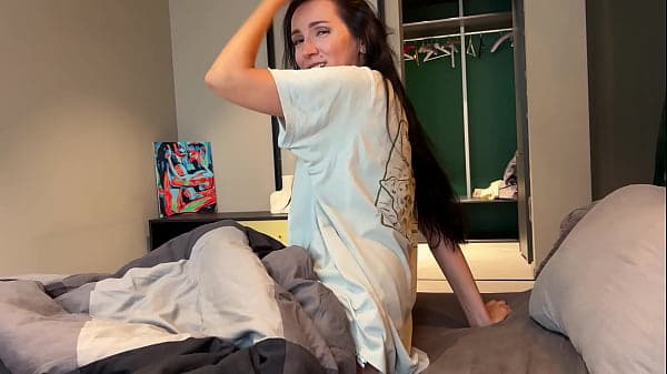 One Room, Too Many Secrets! Stepmom shares bed with stepson
