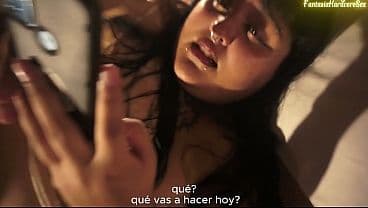 Mi hermanastra quiere que le folle el culo sin piedas y yo atiendo sus necesidades