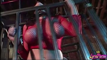 Big Tits Gianna Michaels Caged Cock Suck and Bondage Bliss