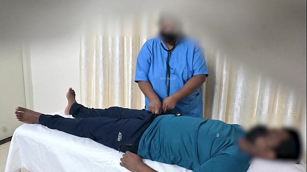 Happy ending done by a nurse in hospital for patient