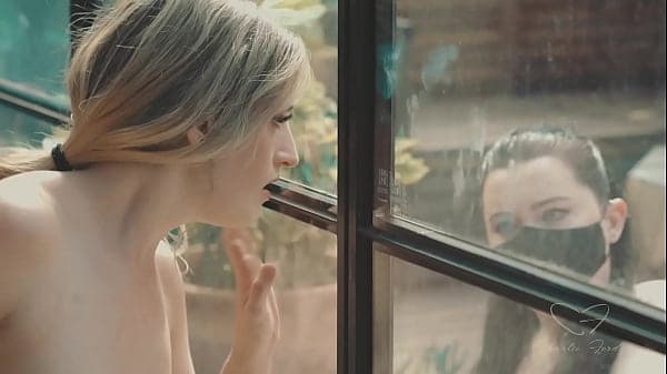 Divided! Sexy Charlie Forde & Astrid Love Masturbate Together!